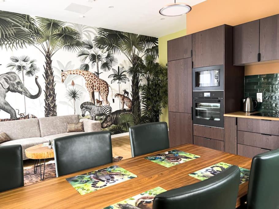 Exklusives Apartment Zoo ライプツィヒ エクステリア 写真